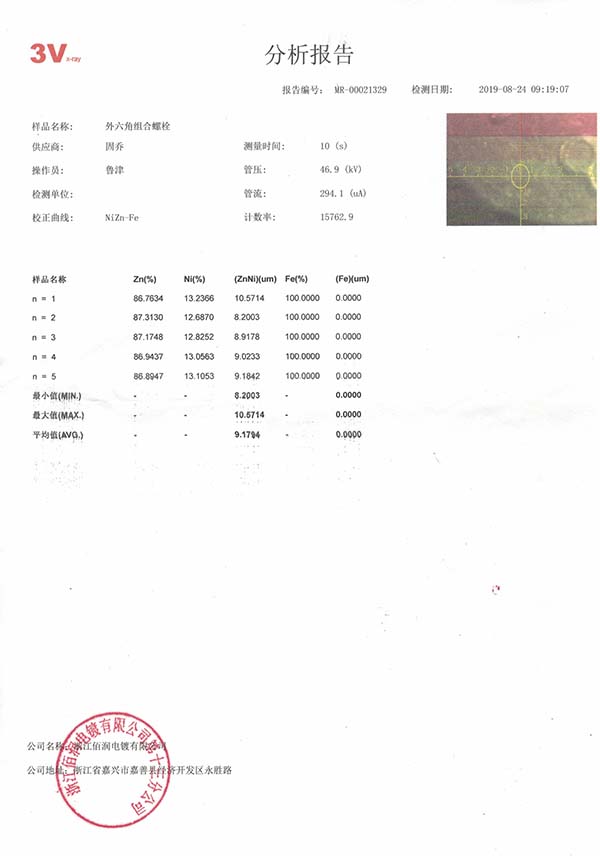 光譜儀分析報(bào)告